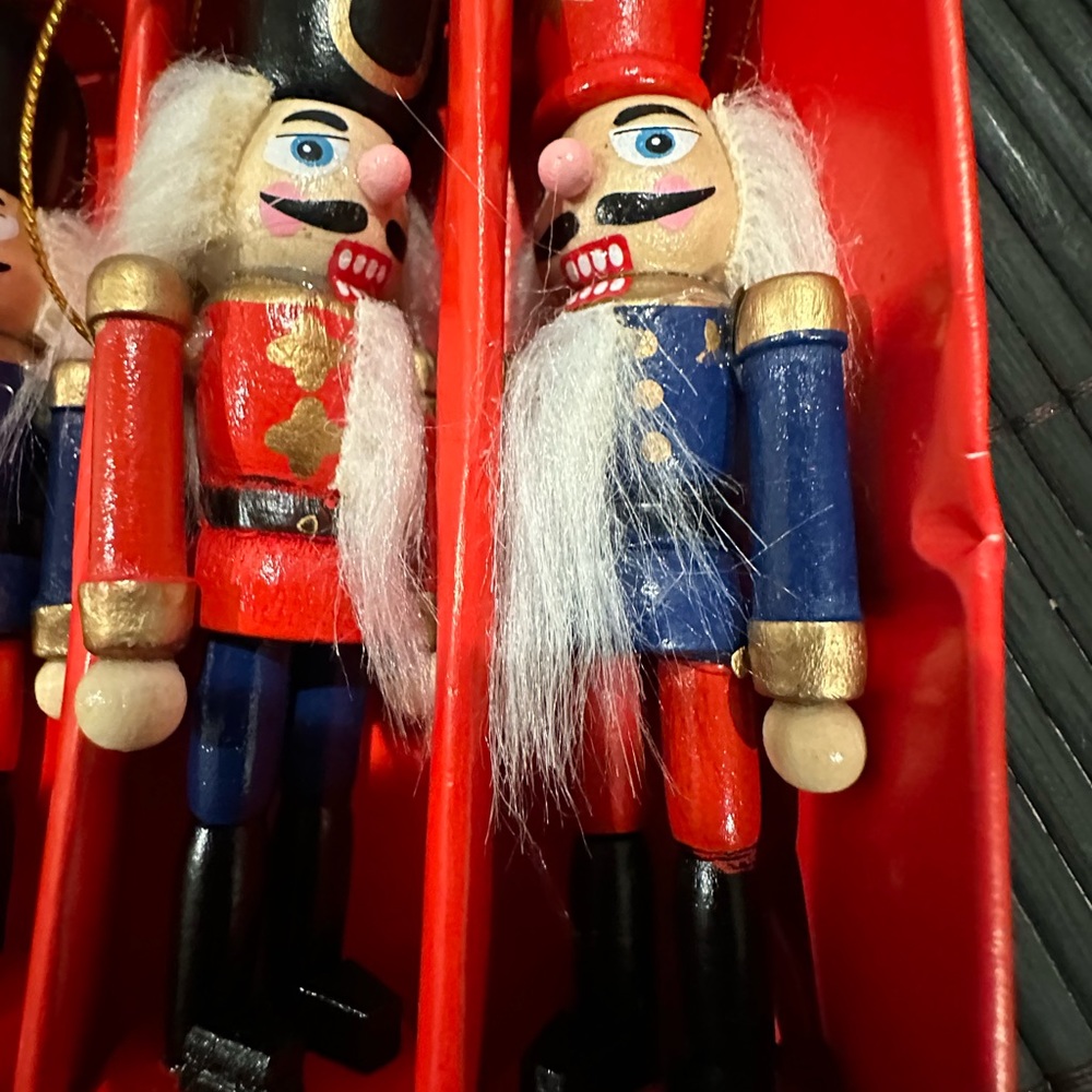 Nutcracker Ornaments - Set of Six Styles Christmas New In Box 4.5” #3669175621 - Picture 2 of 12